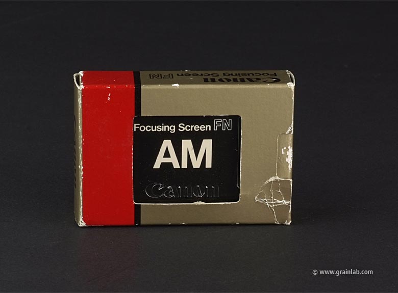 Datei:Canon New F-1 Mattscheibe AM Grainlab.jpg