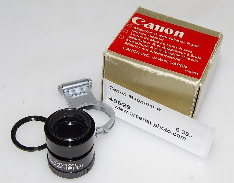 Datei:Canon F-1 Lupe R Arsenal.JPG